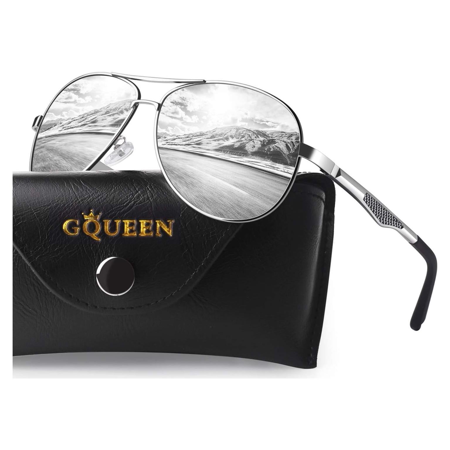 Gafas de Sol GQUEEN Polarizadas UV400 Estilo Militar