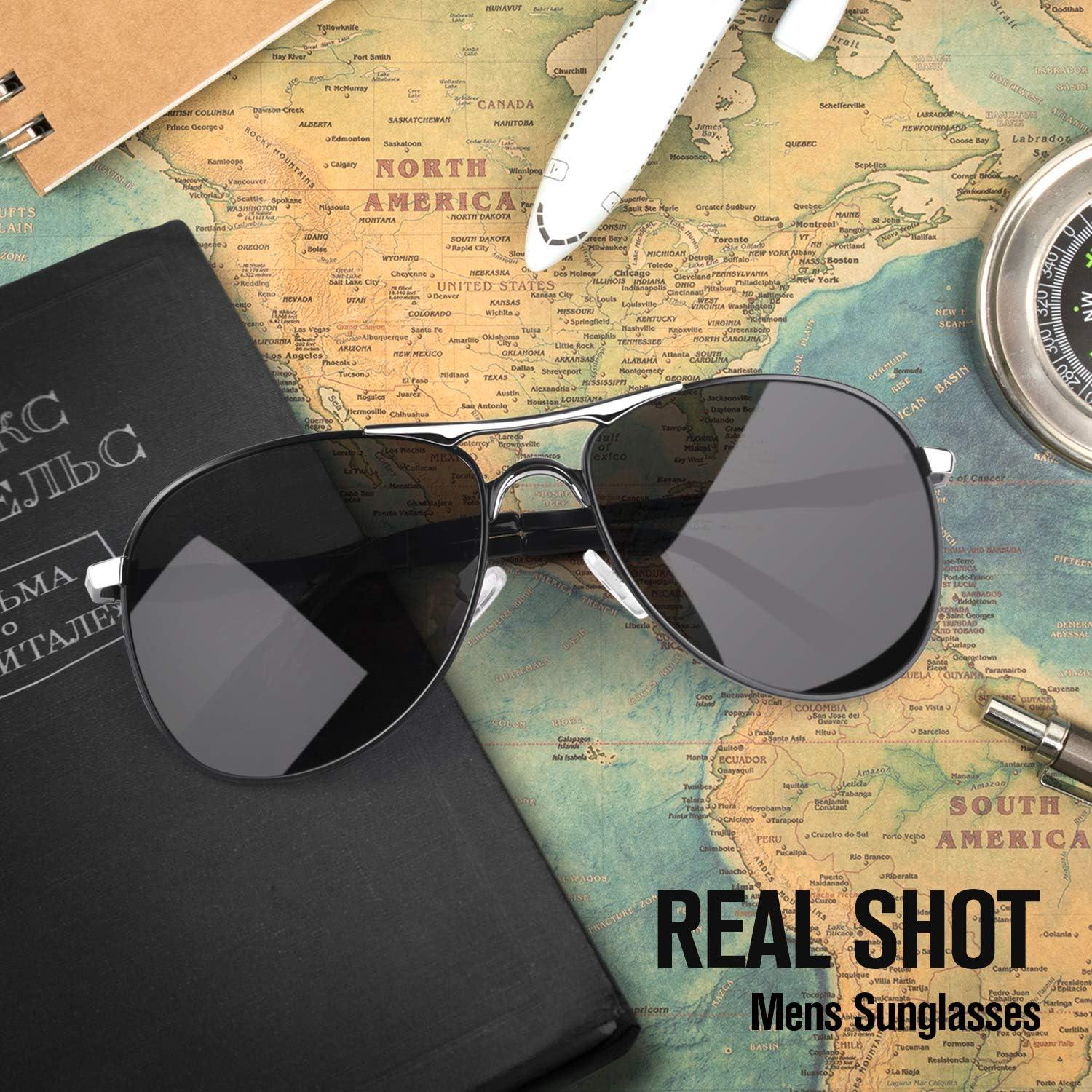 Gafas de Sol GQUEEN Polarizadas UV400 Estilo Militar