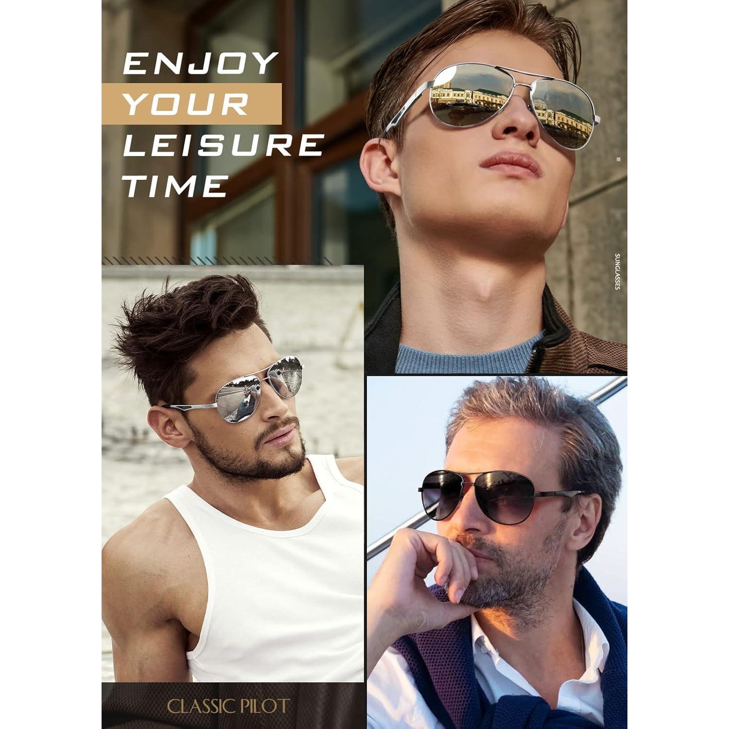 Gafas de Sol GQUEEN Polarizadas UV400 Estilo Militar