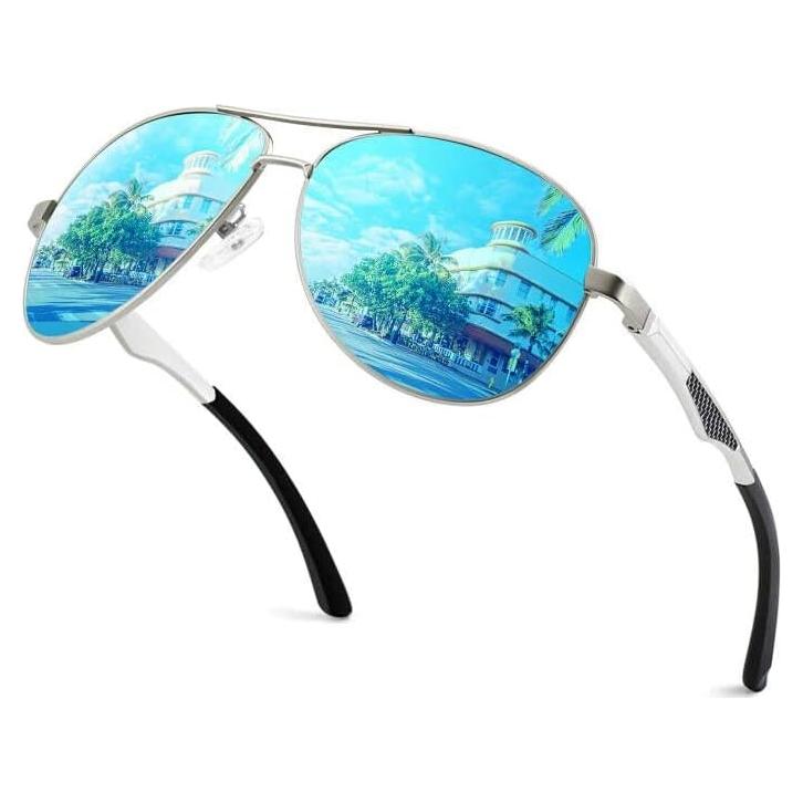 Gafas de Sol GQUEEN Polarizadas UV400 Estilo Militar