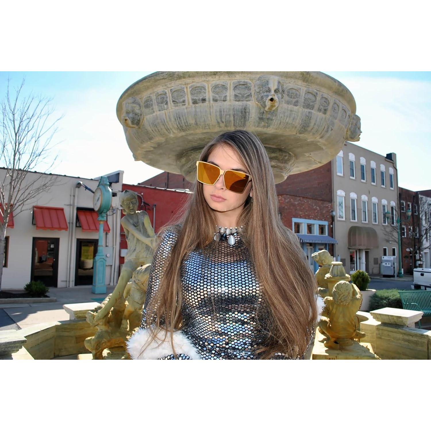 Gafas de Sol Aviador Marrón Espejo Importadas