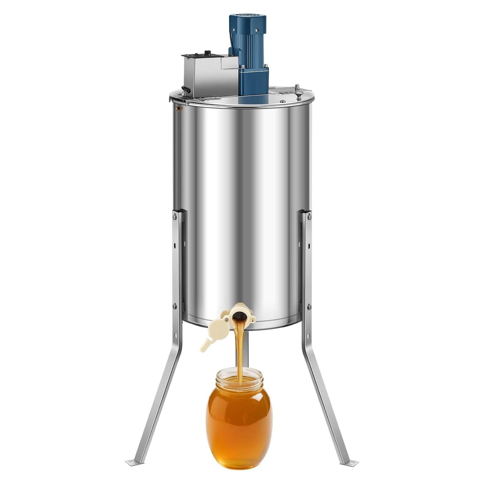 Extractor de Miel Eléctrico VEVOR 3 Marcos Acero Inoxidable