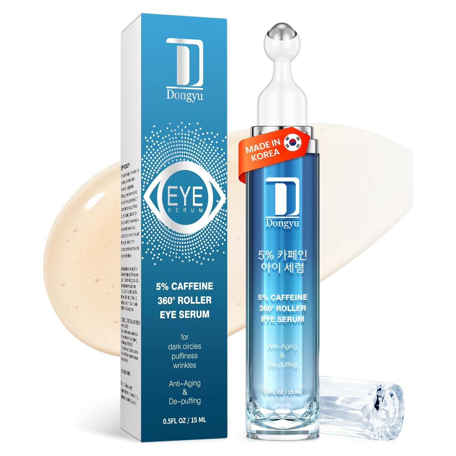 Crema para Ojos Dongyu 15 ml con Cafeína - Anti-Ojeras