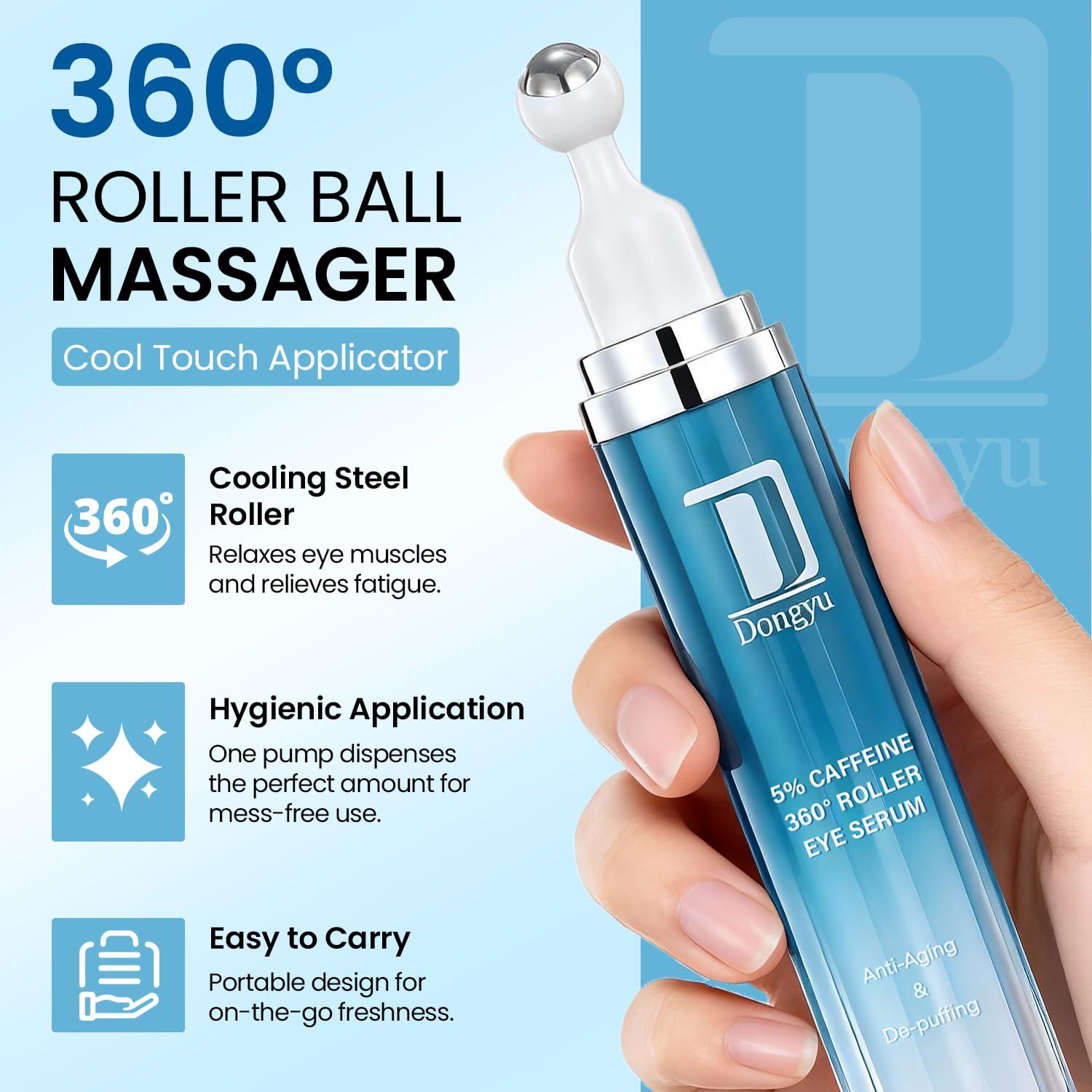 Crema para Ojos Dongyu 15 ml con Cafeína - Anti-Ojeras