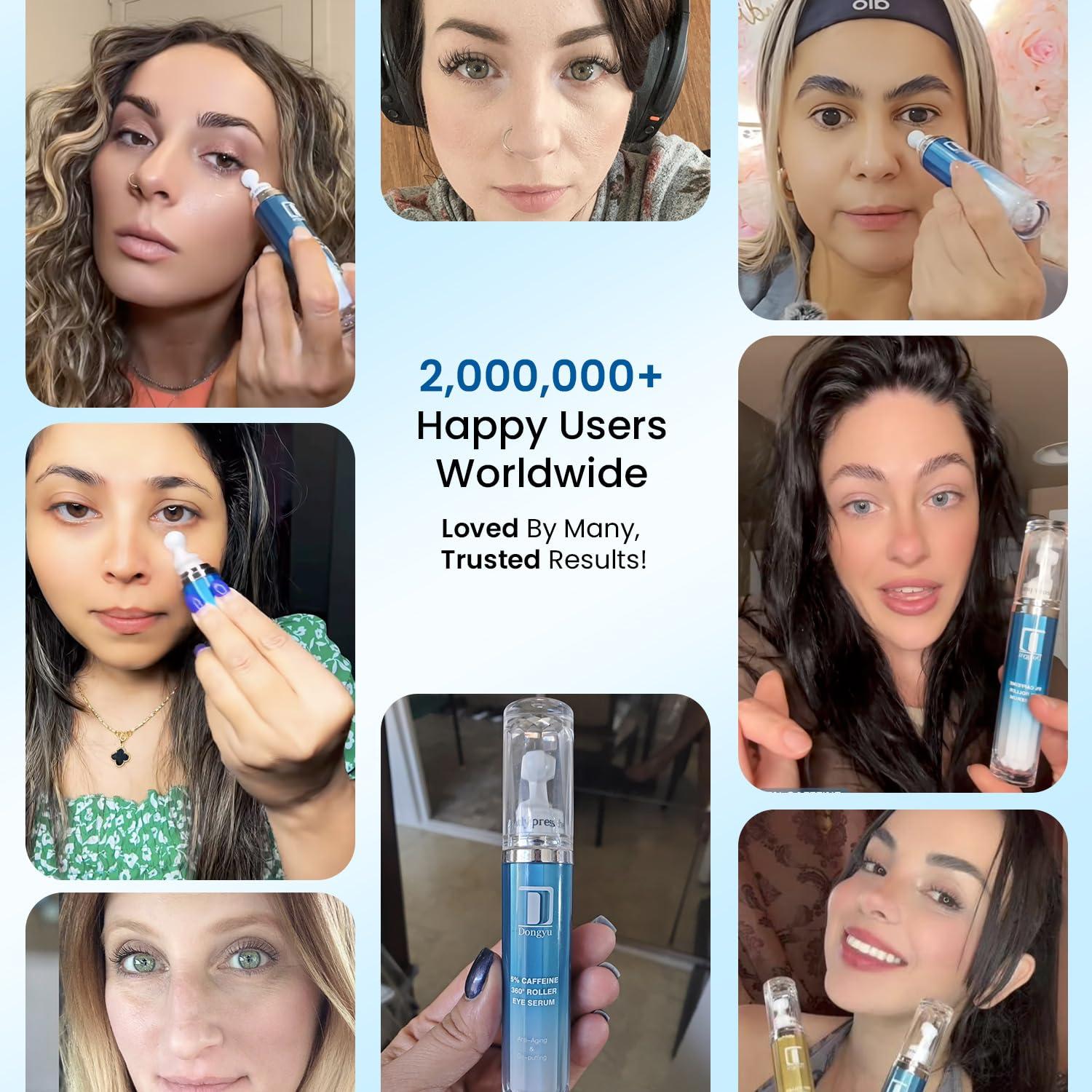 Crema para Ojos Dongyu 15 ml con Cafeína - Anti-Ojeras