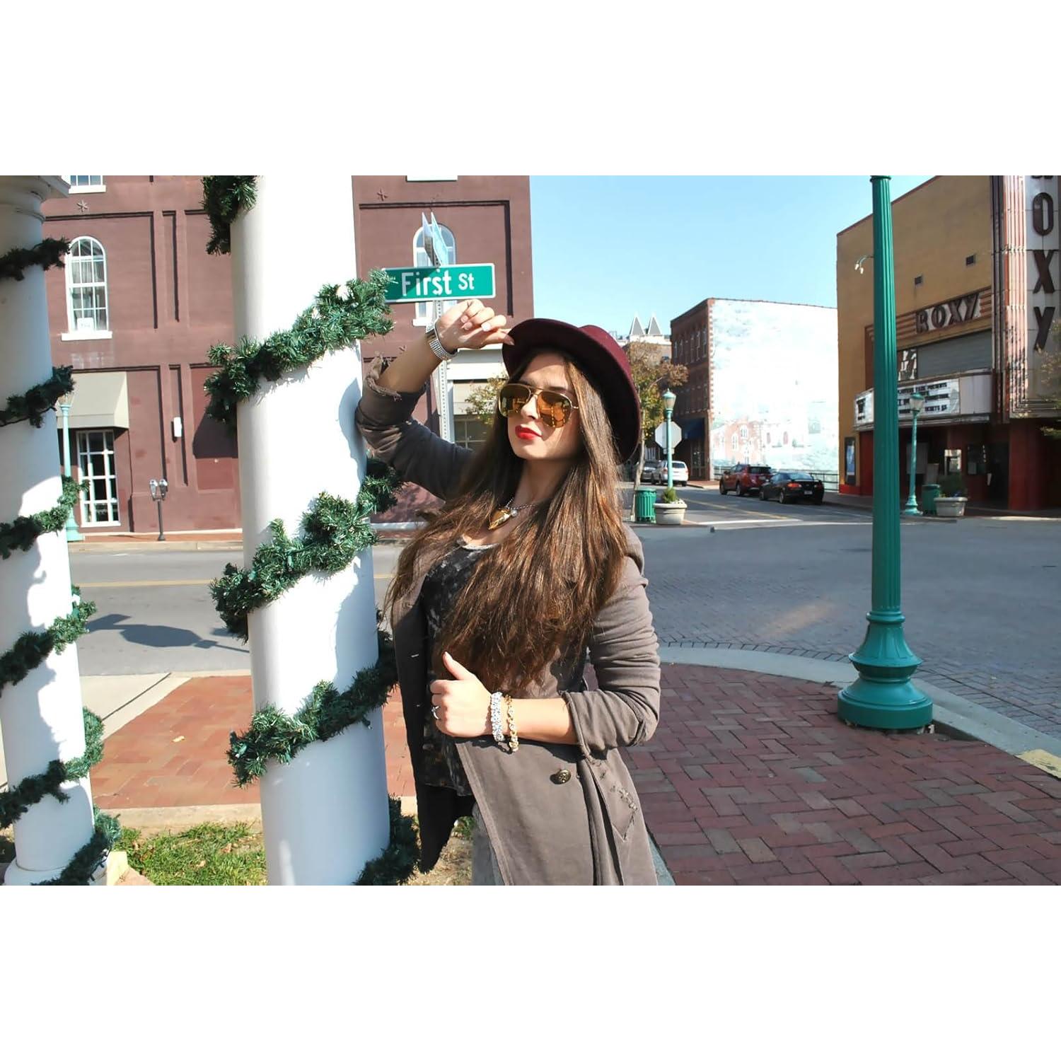 Gafas de Sol Aviador Importadas Oro Marrón Espejo