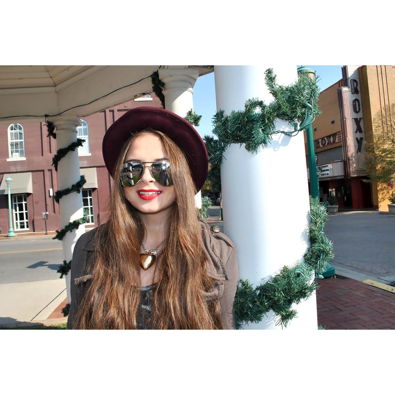 Gafas de Sol Aviador Espejo Plateado Marco Metal