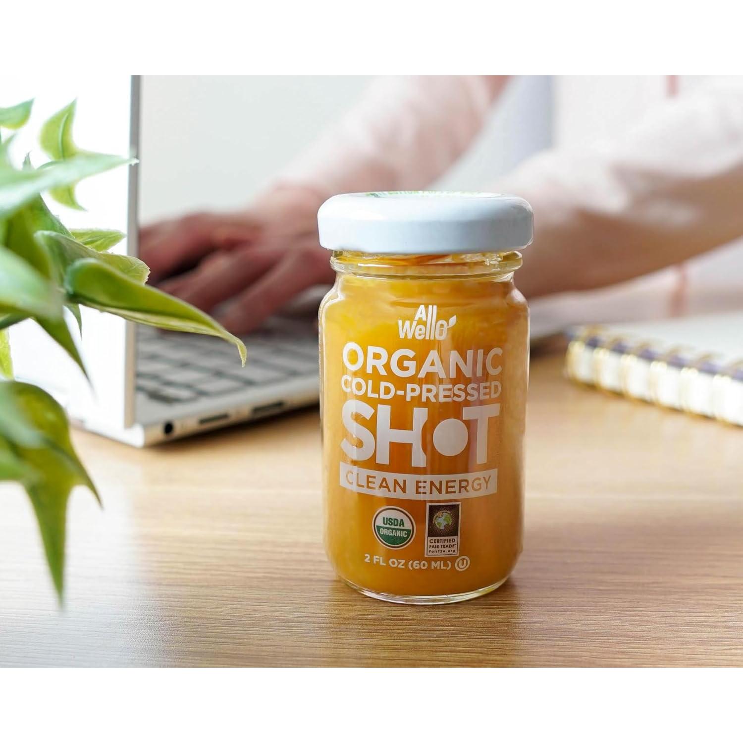 Disparo de Energía Limpia AllWellO 60 mL Orgánico 12 PK