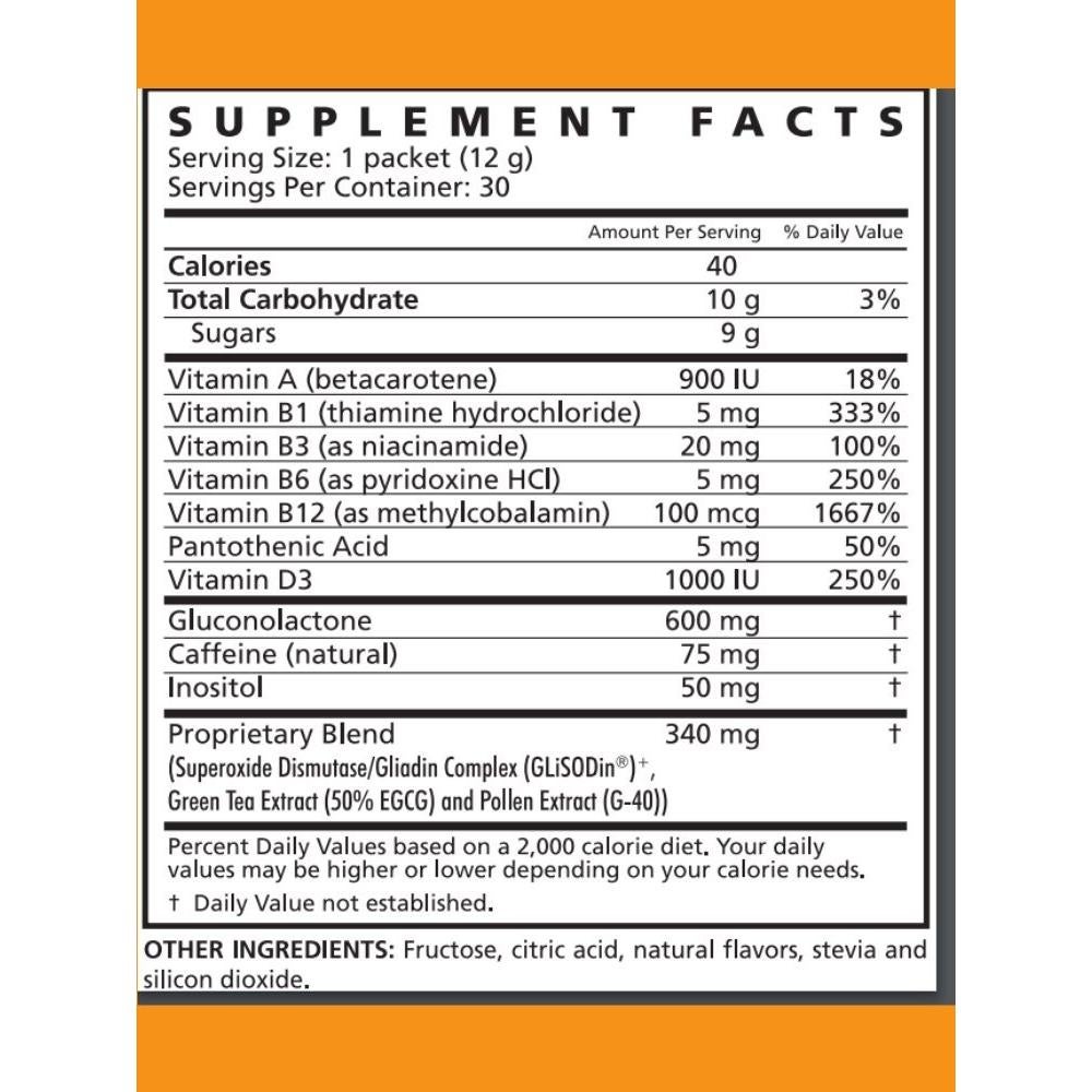 Bebida Energética PROJOBA POLLEN BURST - 30 Paquetes 11.93g