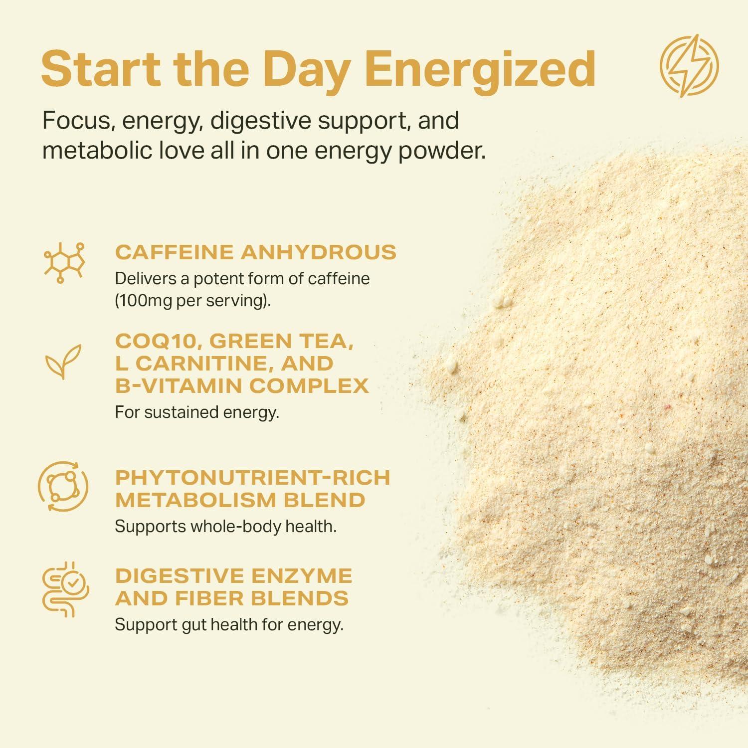 Polvo Energético Sin Azúcar Proper 30 Porciones Piña Mango 100mg Cafeína