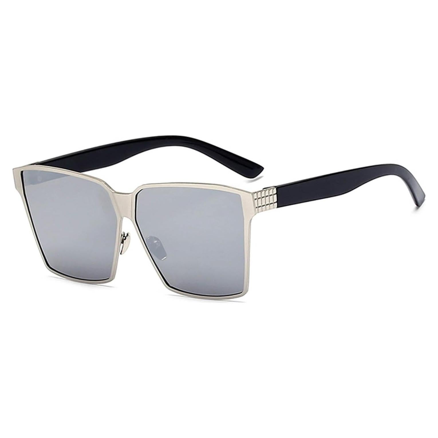 Gafas de Sol Aviador Espejo Plateado para Hombre y Mujer