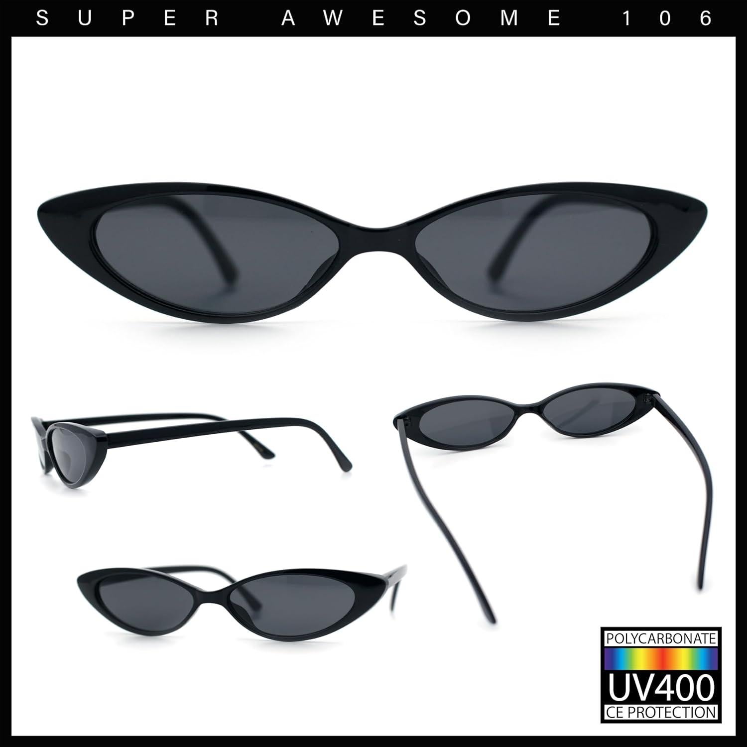 Gafas de Sol Góticas SA106 para Mujeres - Estilo Minimalista