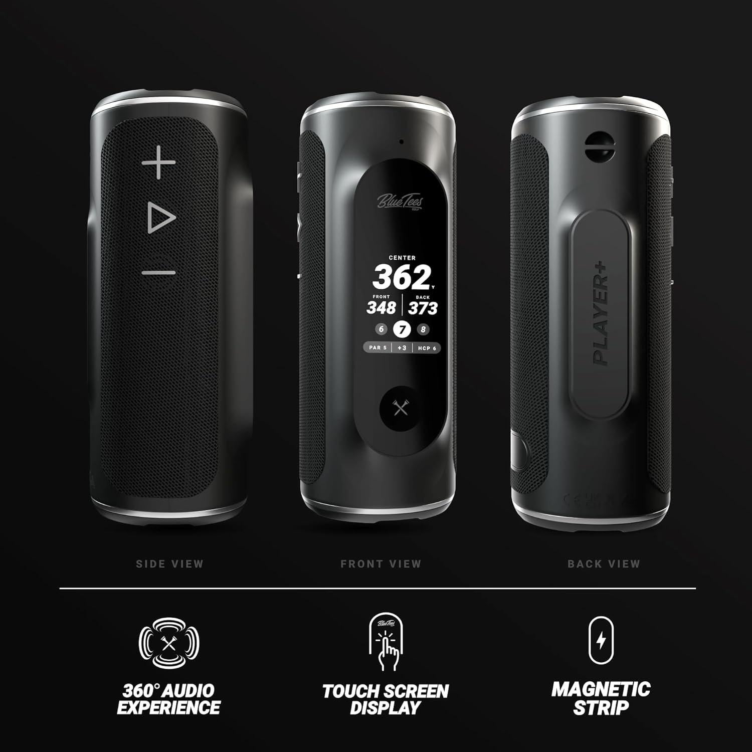 Altavoz GPS Blue Tees Golf Player+ Pantalla Táctil IPX7