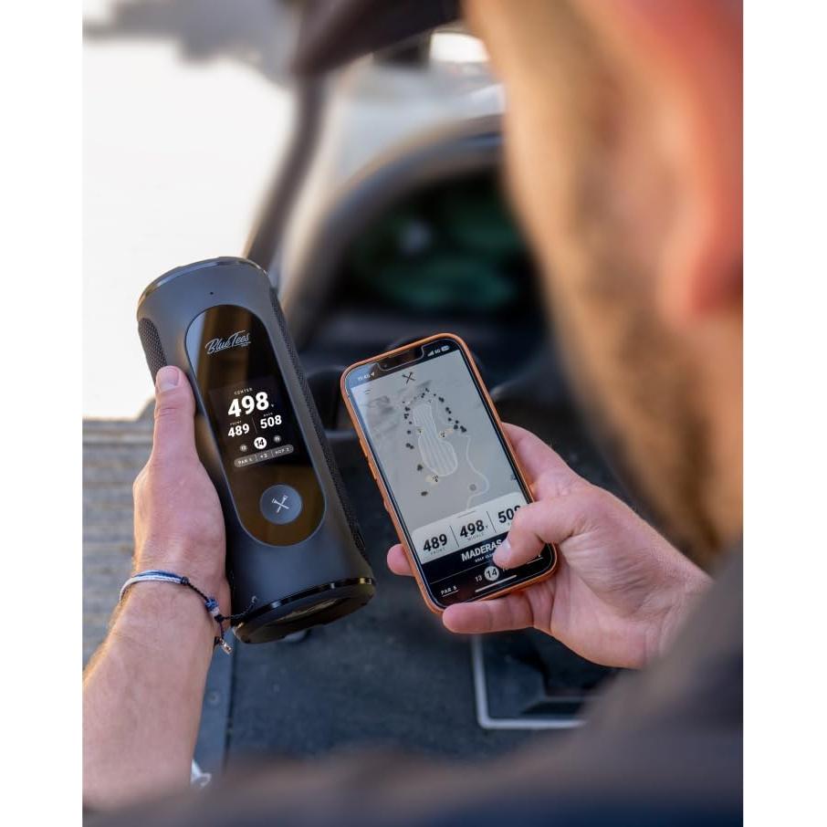 Altavoz GPS Blue Tees Golf Player+ Pantalla Táctil IPX7