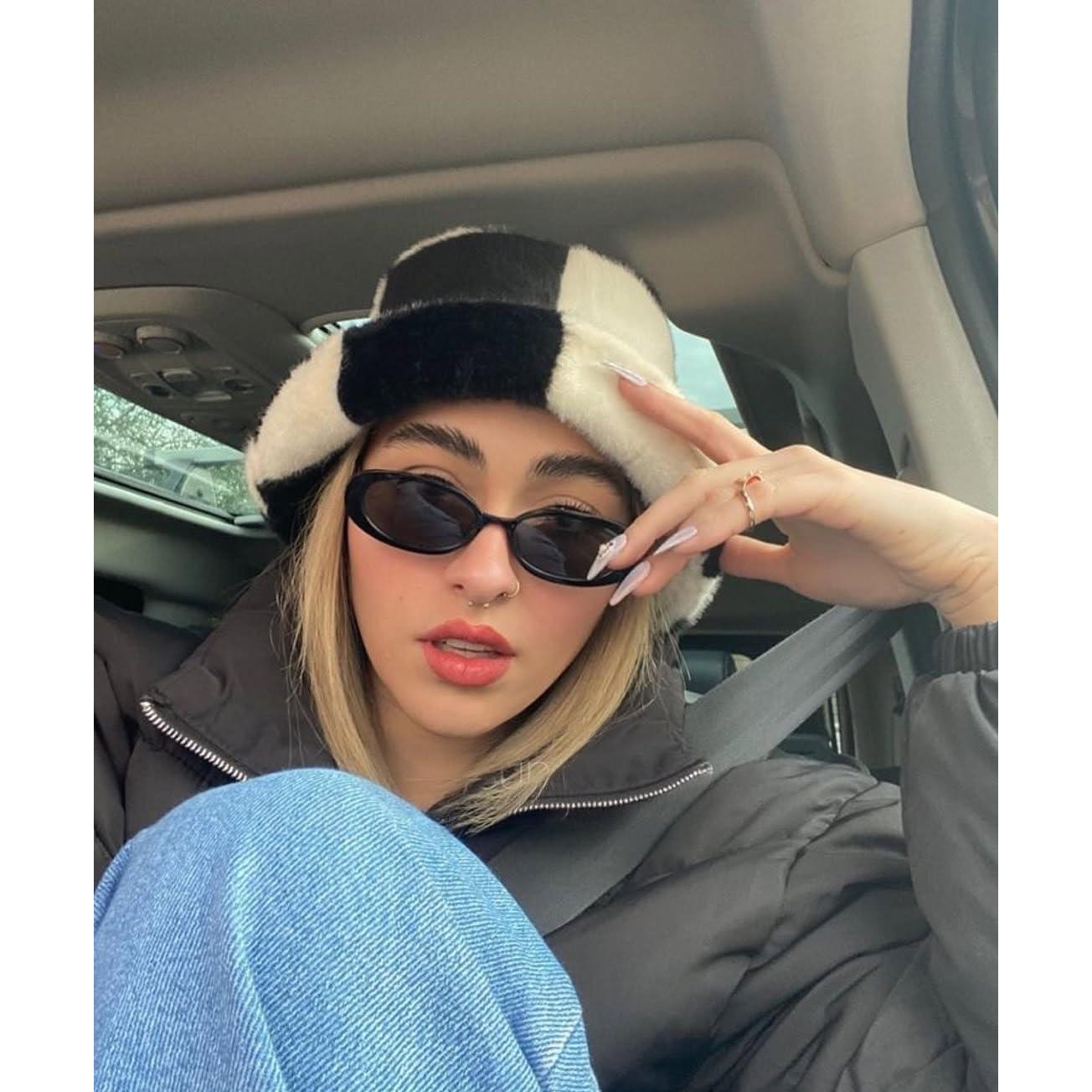 Gafas de sol ovaladas retro Laurinny UV400 unisex