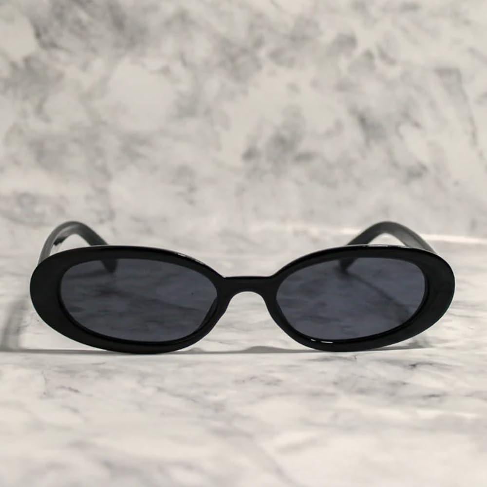 Gafas de sol ovaladas retro Laurinny UV400 unisex