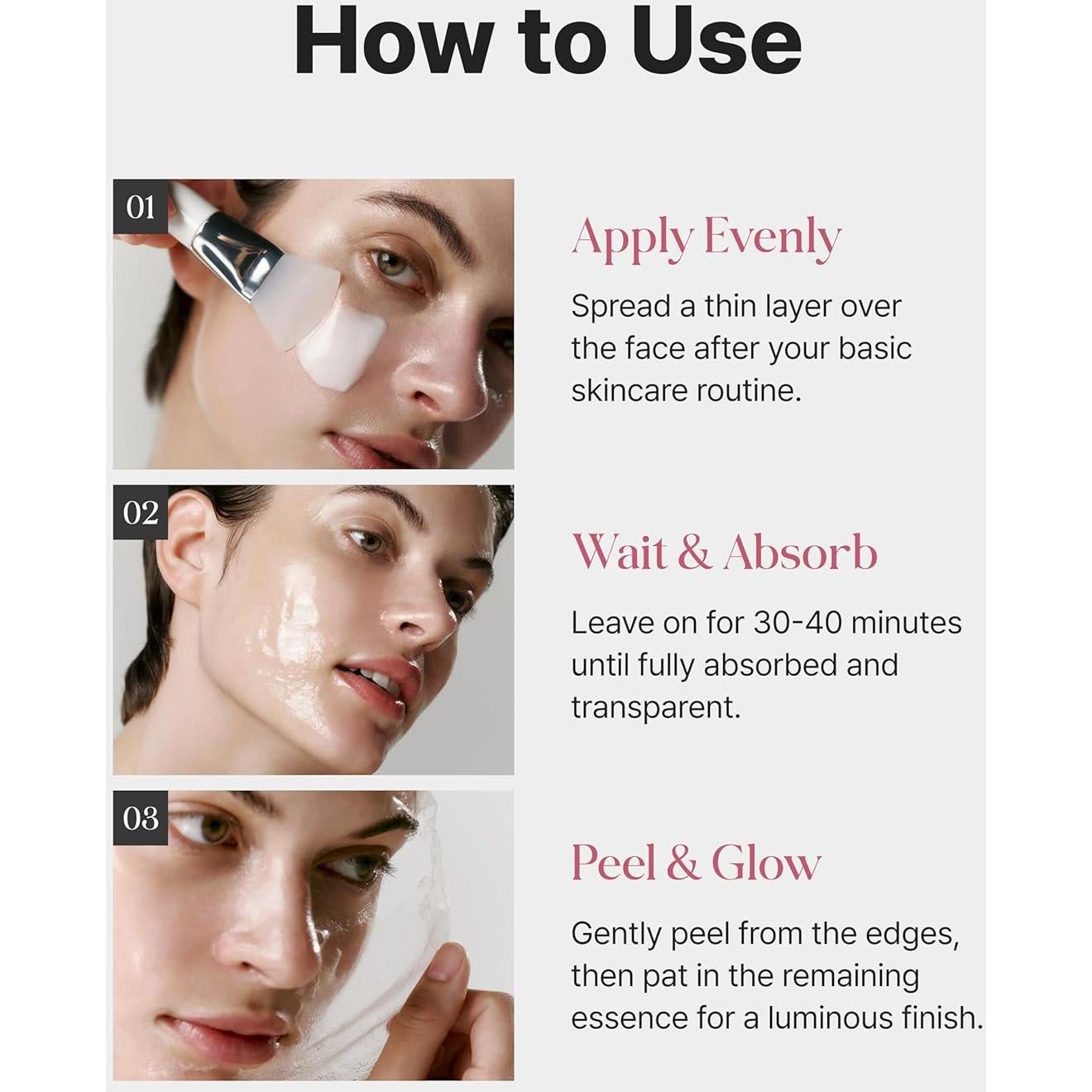 Máscara Facial Peel Off Delere Colágeno Caviar 96.4g