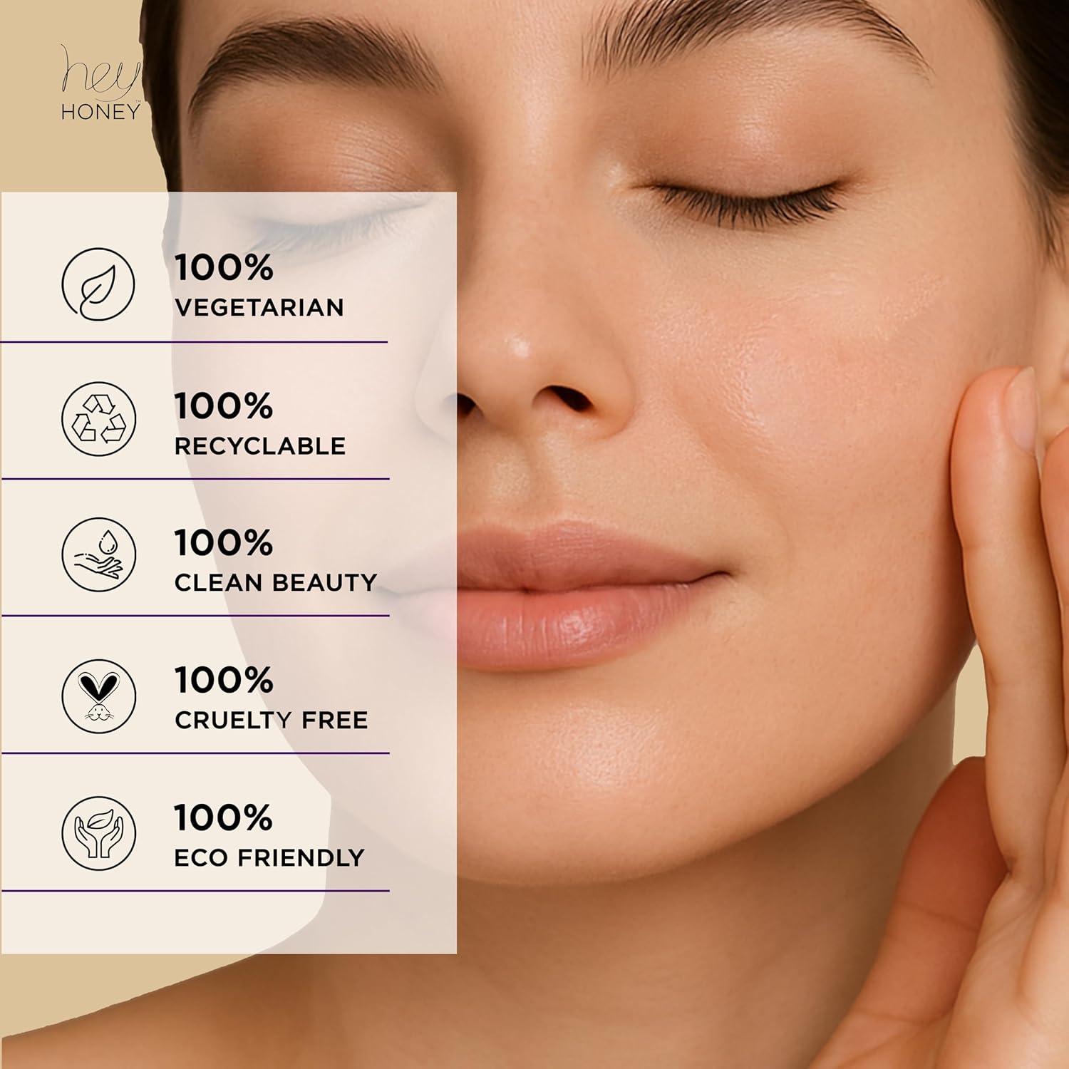 Hidratante Nocturno Facial Hey Honey con Miel y CoQ10 28g