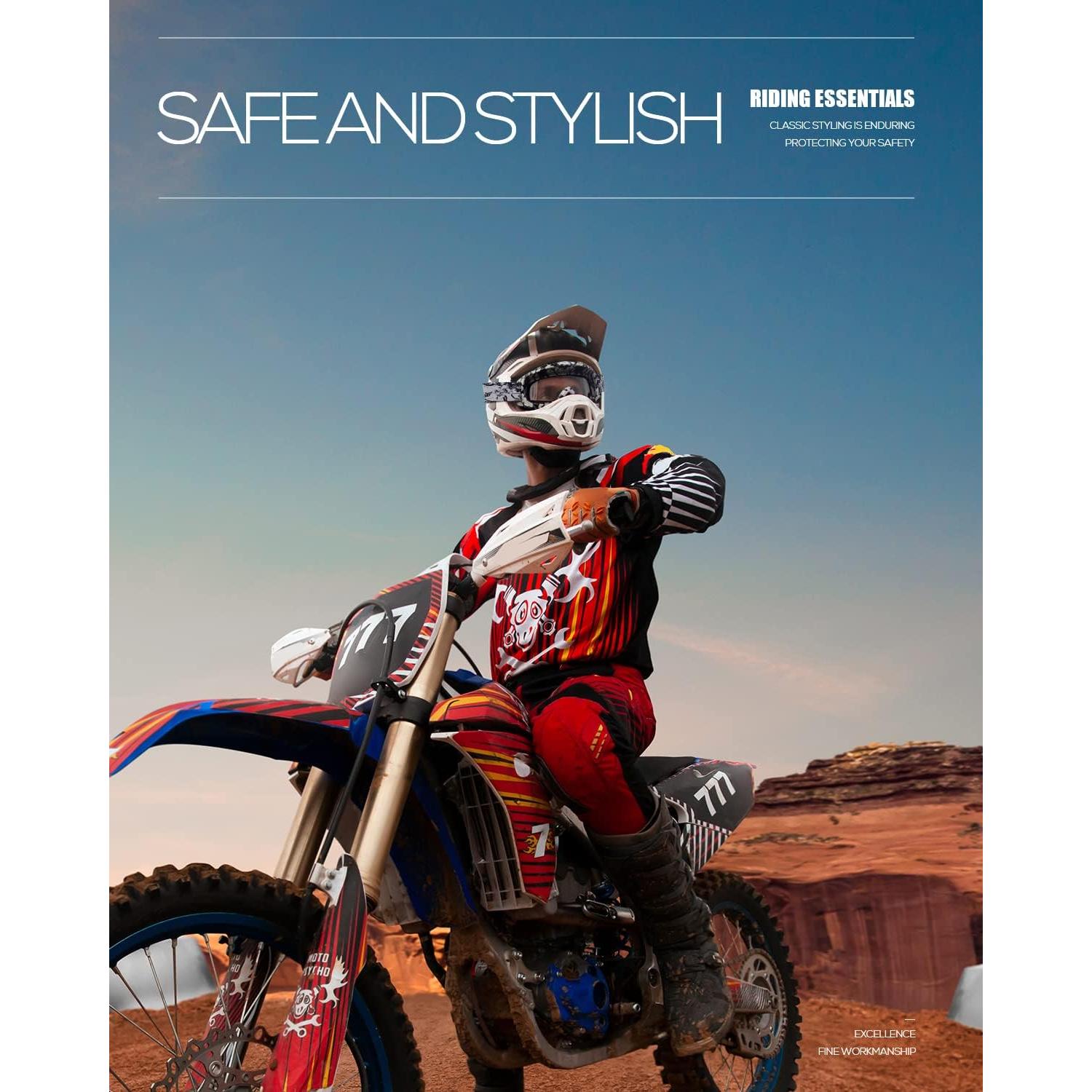 Gafas de Motocross BATFOX F816 UV A prueba de Polvo