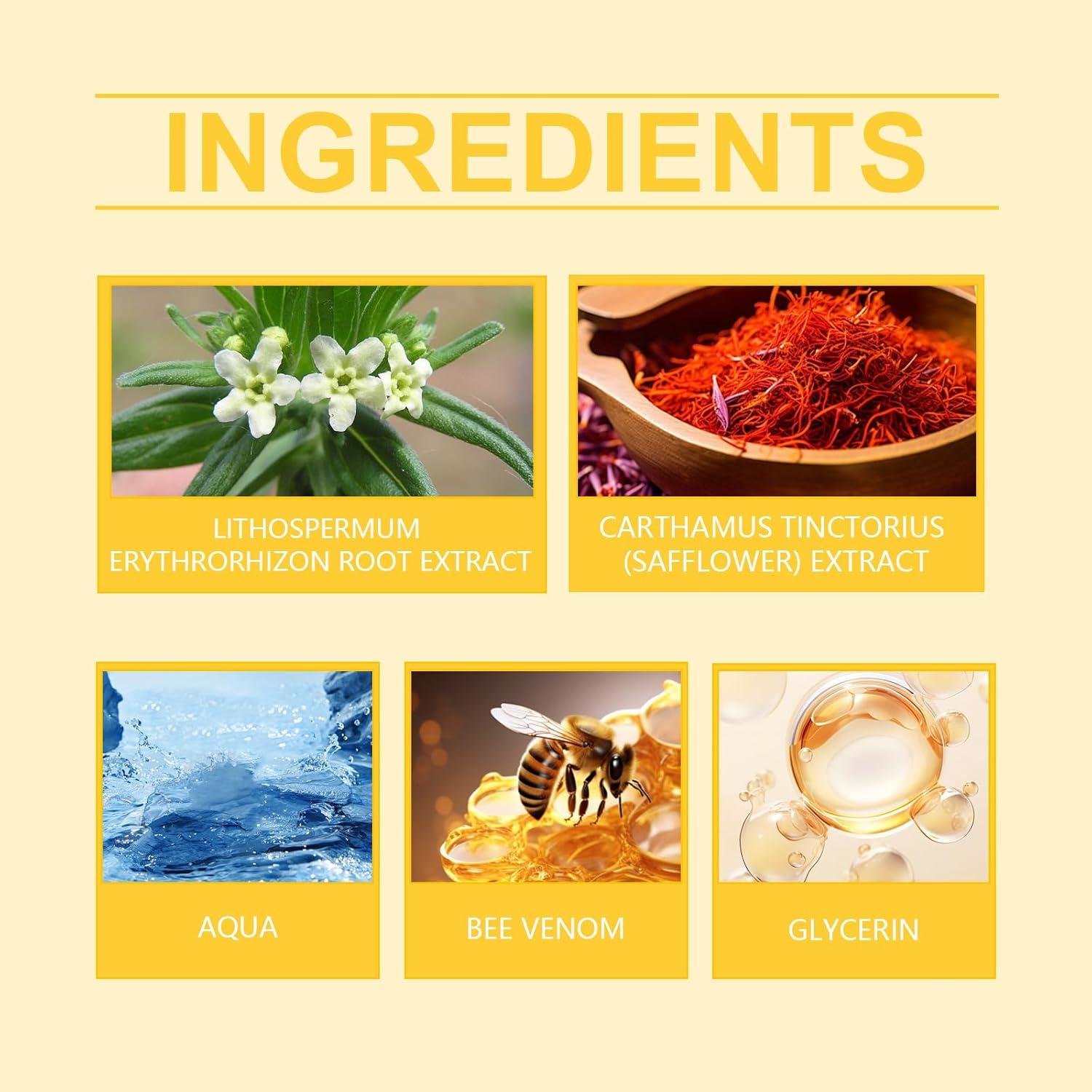 Crema Tratamiento Veneno de Abeja Vitiligo NYYQYYN 5 Piezas