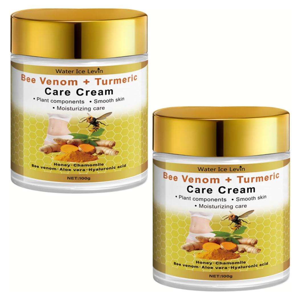 Crema Reafirmante Caliente Loción 2PCS - Veneno de Abeja y Cúrcuma
