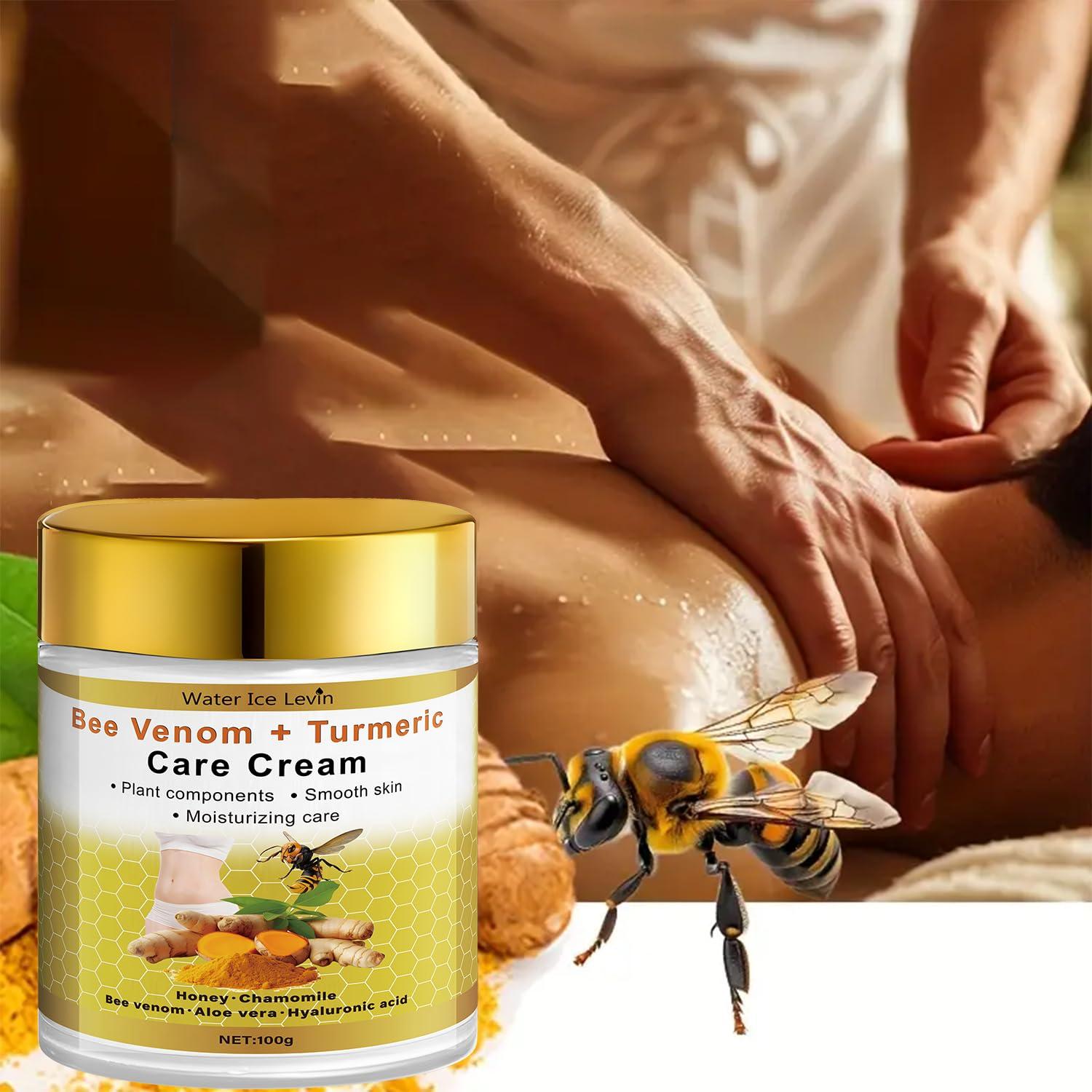 Crema Reafirmante Caliente Loción 2PCS - Veneno de Abeja y Cúrcuma