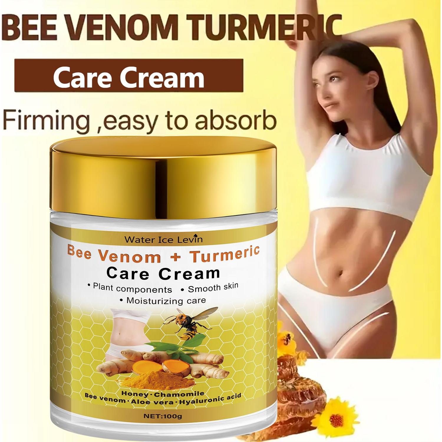 Crema Reafirmante Caliente Loción 2PCS - Veneno de Abeja y Cúrcuma