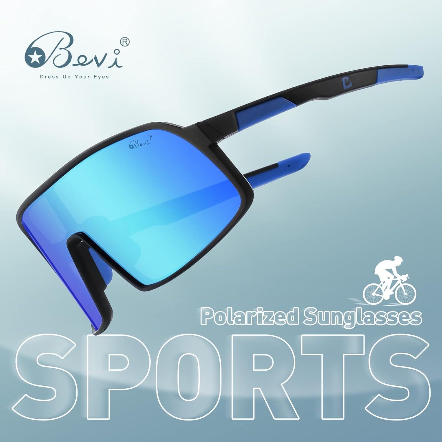 Gafas de sol Bevi polarizadas TR90 unisex para ciclismo