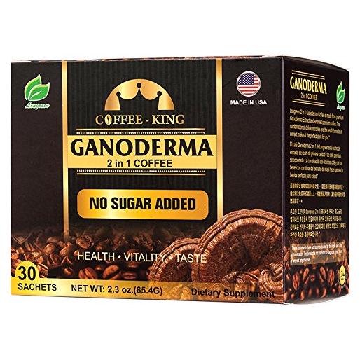 Café Ganoderma 2 en 1 Longreen - Suplemento Dietético 30 Sobres