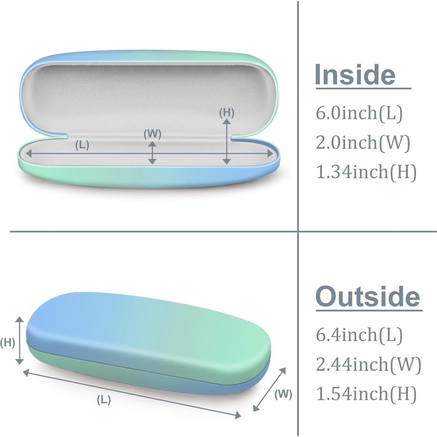 Funda Dura para Gafas Fintie AGSB con Paño de Limpieza