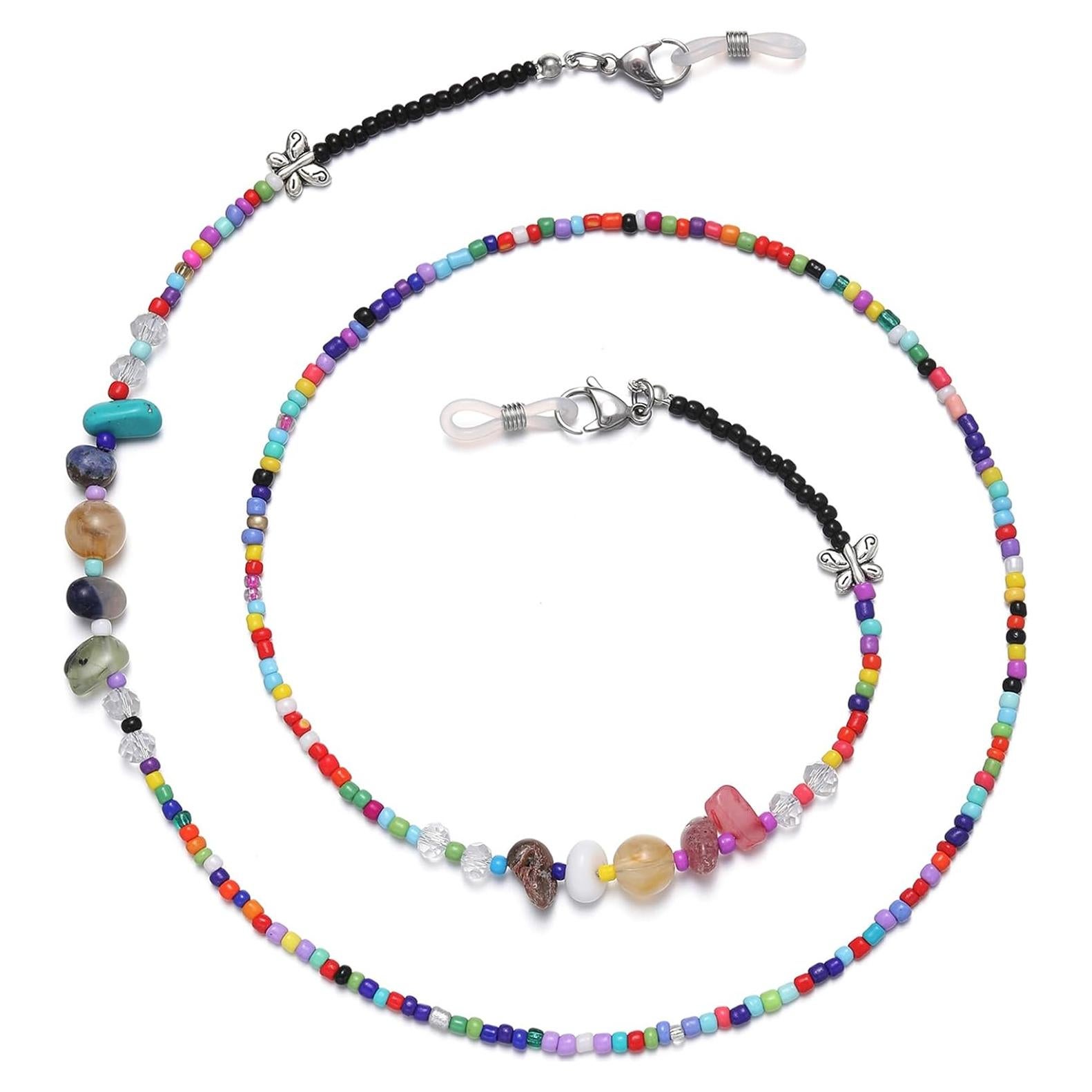 Cadena de Gafas Bead YN01 para Mujeres - Antideslizante