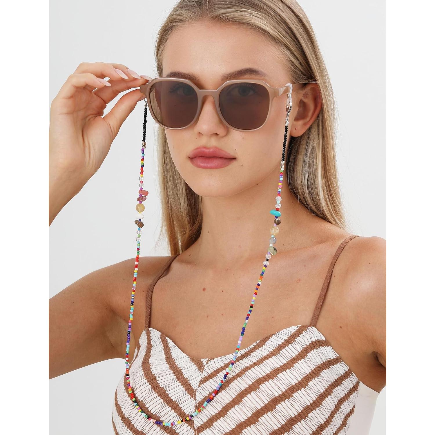 Cadena de Gafas Bead YN01 para Mujeres - Antideslizante