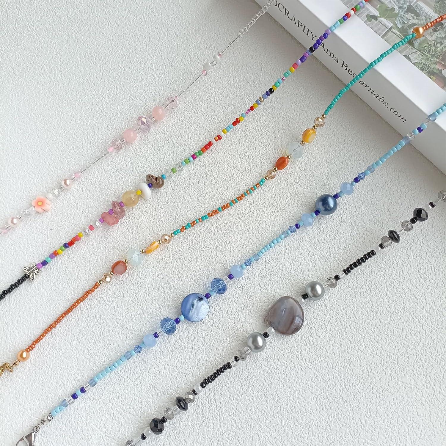 Cadena de Gafas Bead YN01 para Mujeres - Antideslizante