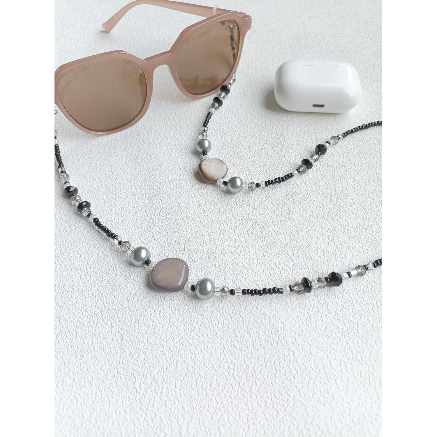 Cadena de Gafas Bead YN01 para Mujeres - 72cm Antideslizante