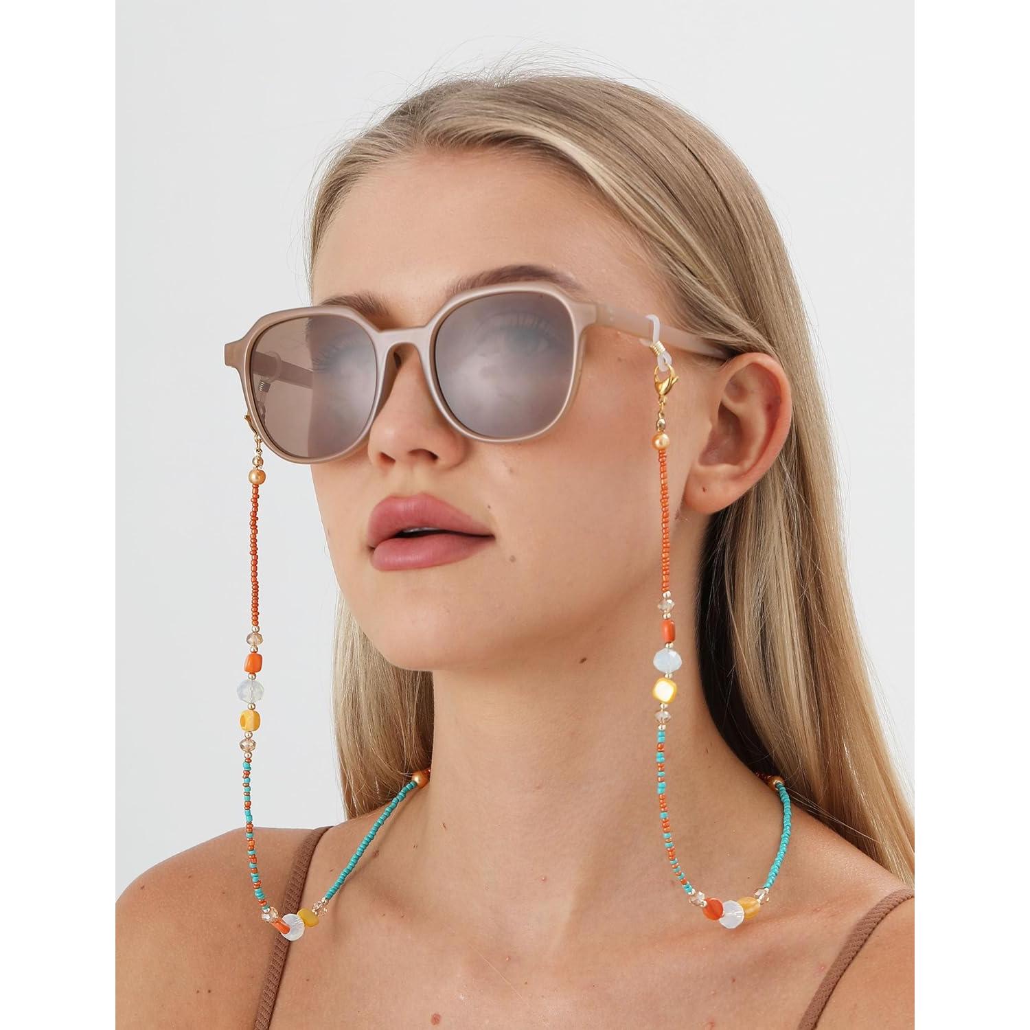 Cadena de Gafas Bead YN01 para Mujeres - Antideslizante