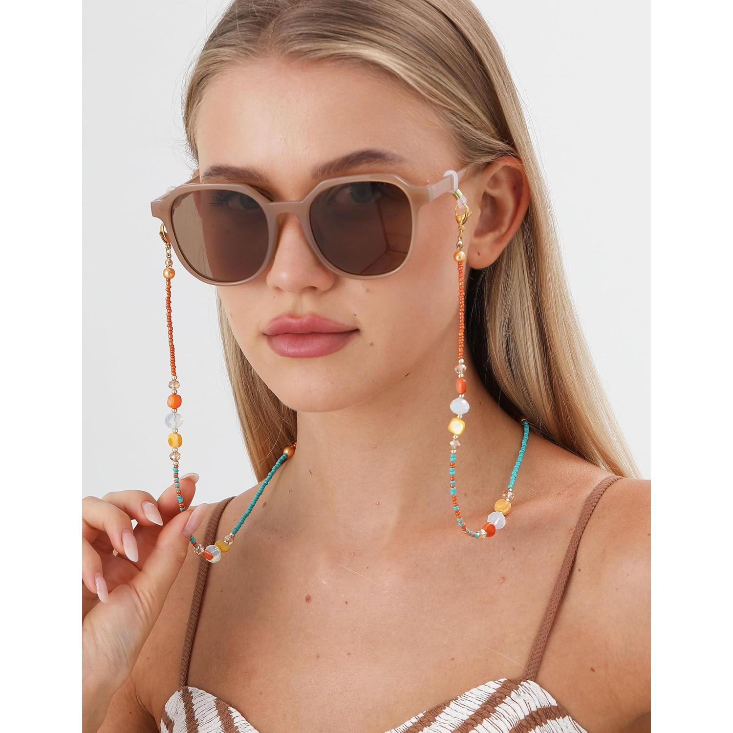 Cadena de Gafas Bead YN01 para Mujeres - Antideslizante