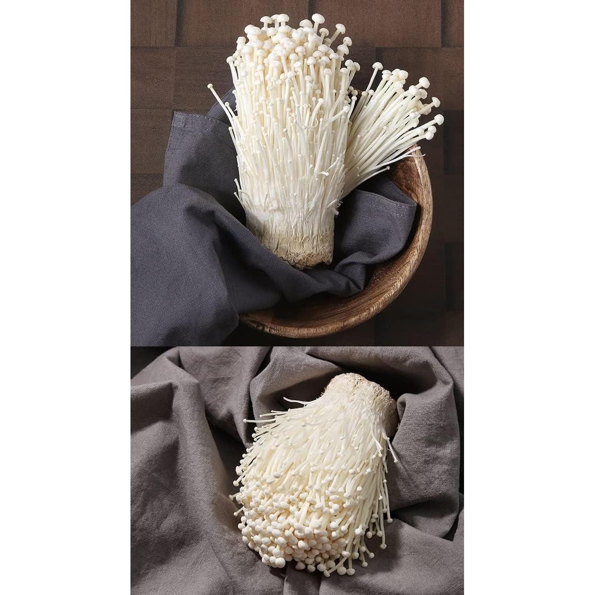 Champiñón Enoki Orgánico Coreano 300g - Polvo Natural