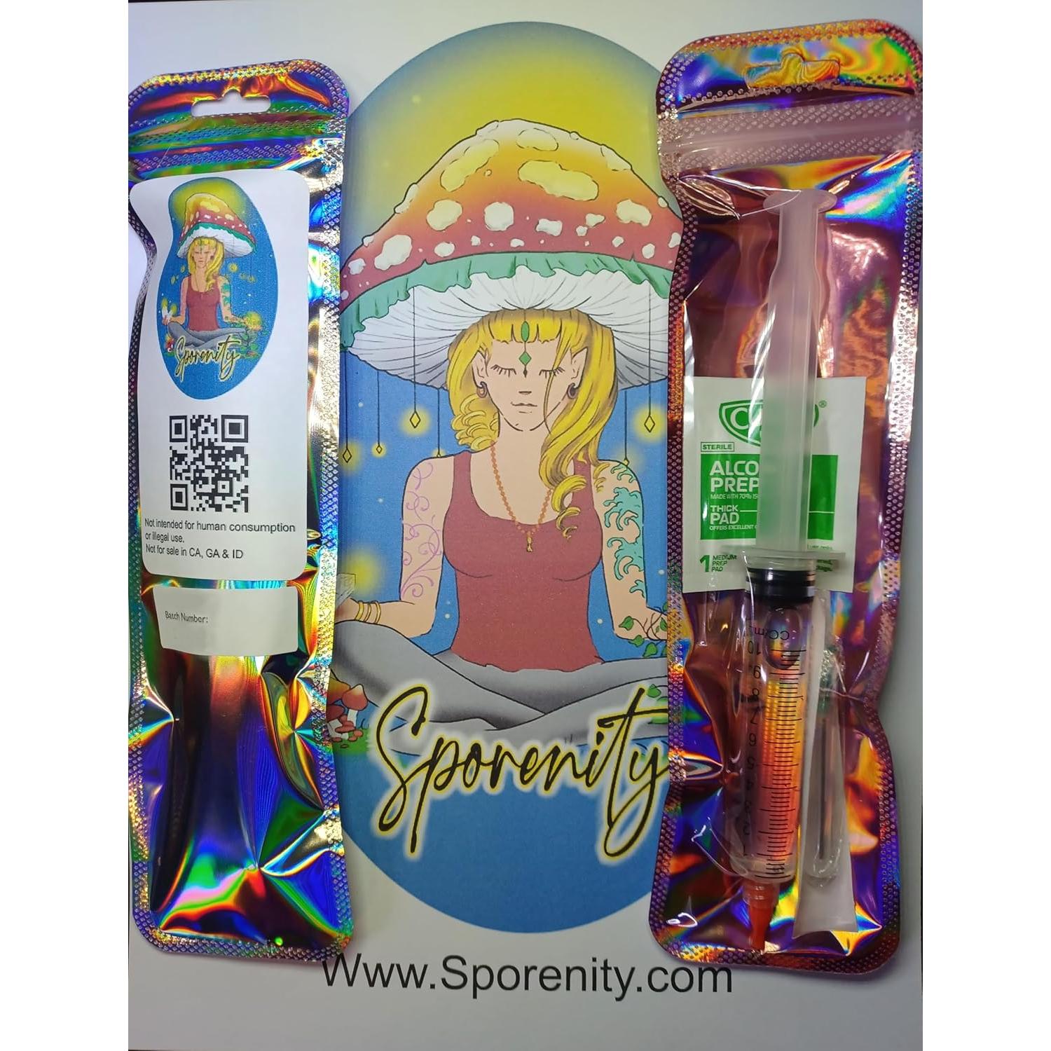 Jeringa de Cultura Líquida Hongo Ostra Azul Sporenity 10CC