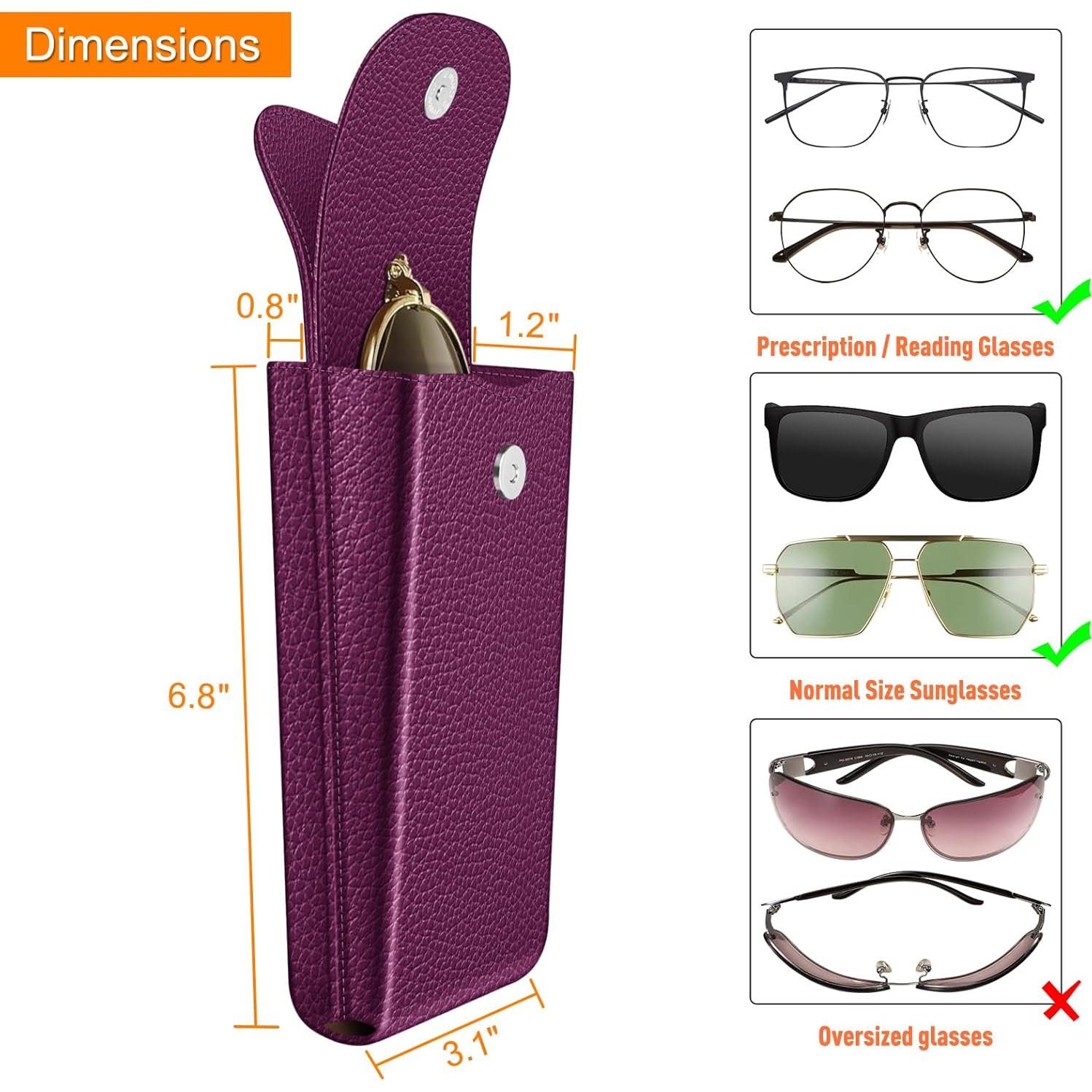 Funda Doble para Gafas Fintie con Gancho y Paños de Limpieza