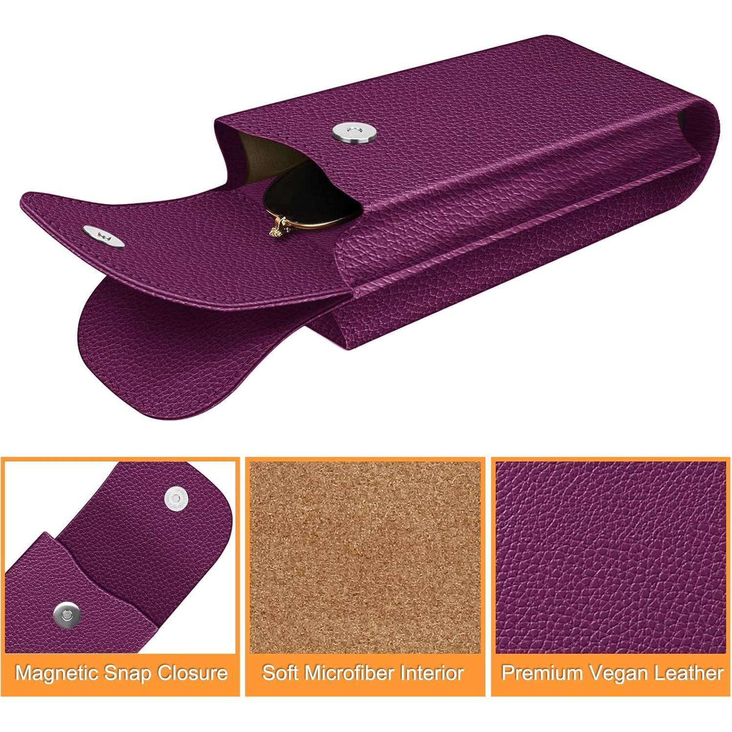 Funda Doble para Gafas Fintie con Gancho y Paños de Limpieza