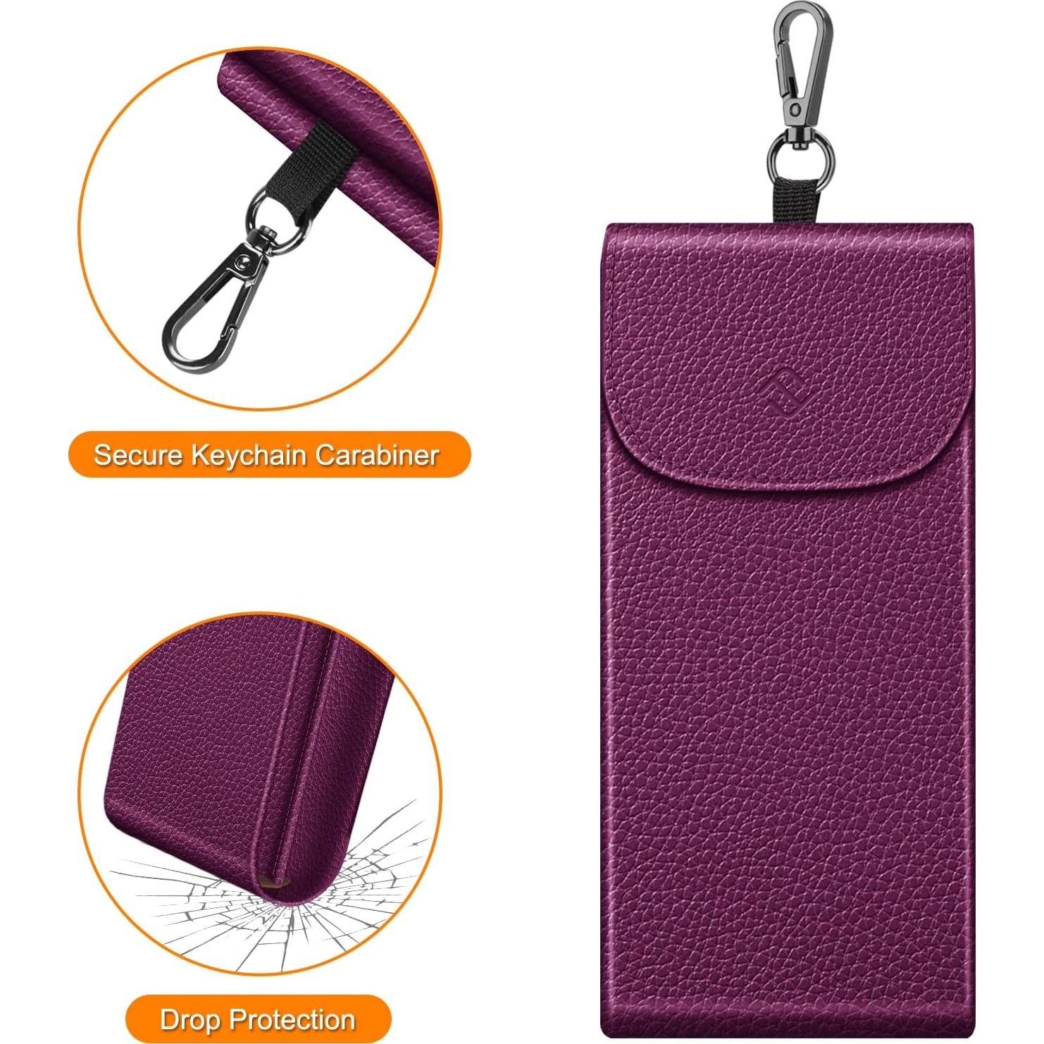 Funda Doble para Gafas Fintie con Gancho y Paños de Limpieza