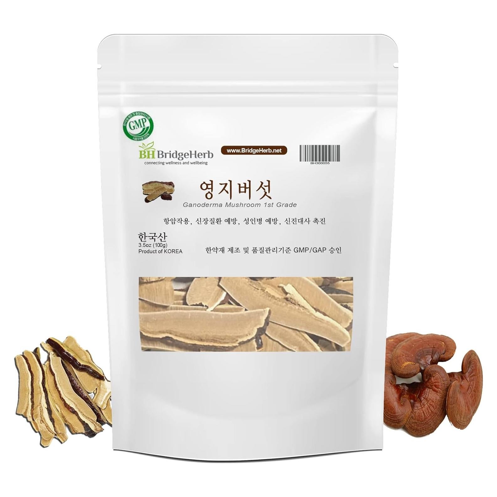 Té de Hongo Ganoderma 100g BH BridgeHerb - Hierbas Medicinales