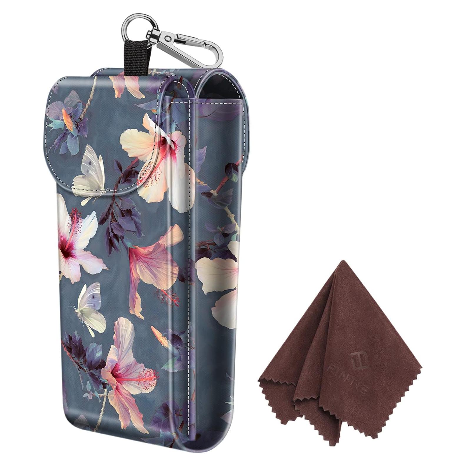 Funda Doble para Gafas Fintie con Gancho y Paños de Limpieza