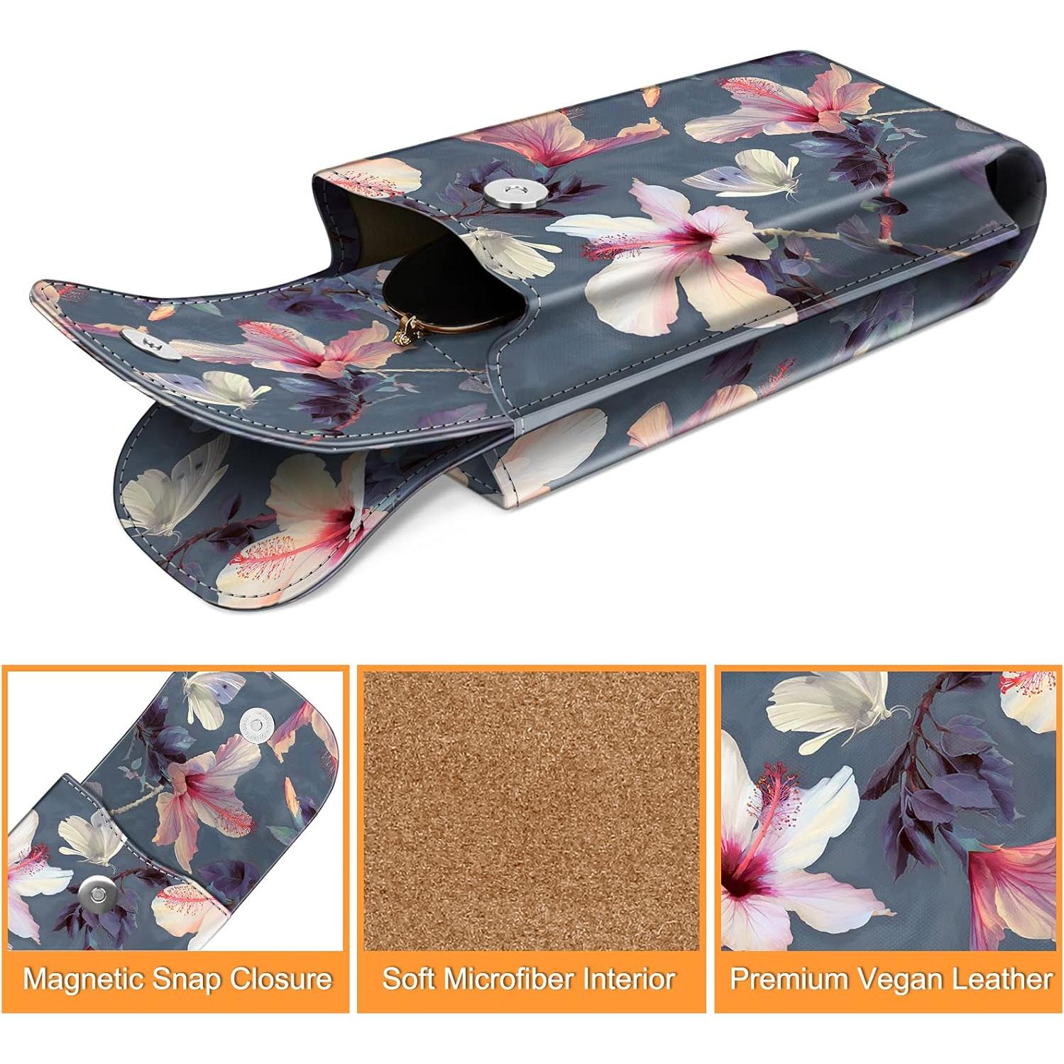 Funda Doble para Gafas Fintie con Gancho y Paños de Limpieza