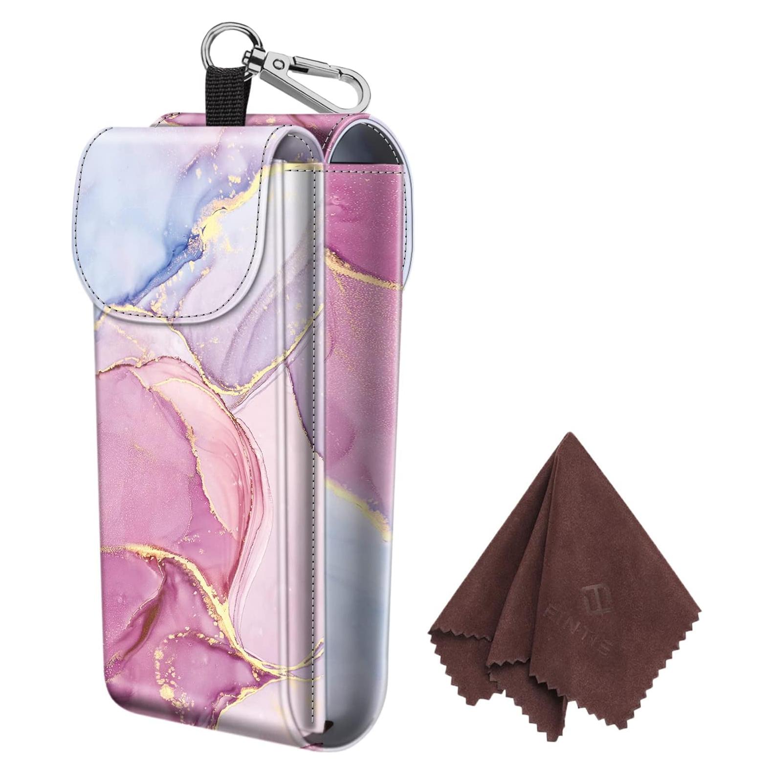 Funda Doble para Gafas Fintie con Gancho y Paños de Limpieza