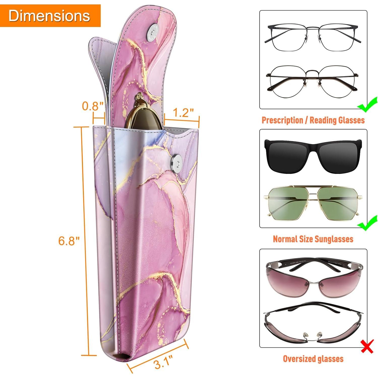 Funda Doble para Gafas Fintie con Gancho y Paños de Limpieza