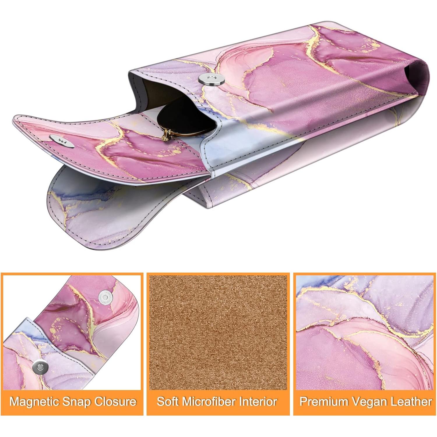 Funda Doble para Gafas Fintie con Gancho y Paños de Limpieza