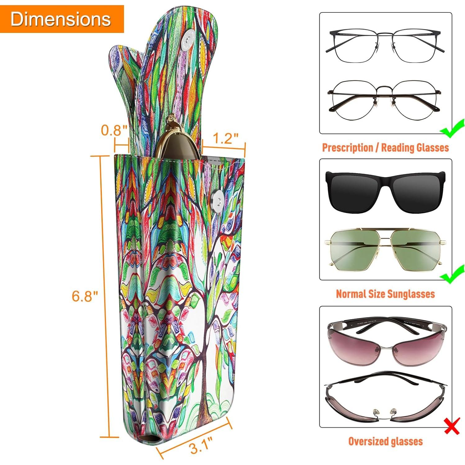 Funda Doble para Gafas Fintie con Gancho y Paños de Limpieza