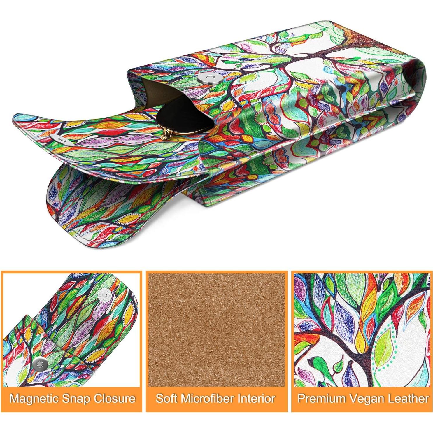 Funda Doble para Gafas Fintie con Gancho y Paños de Limpieza