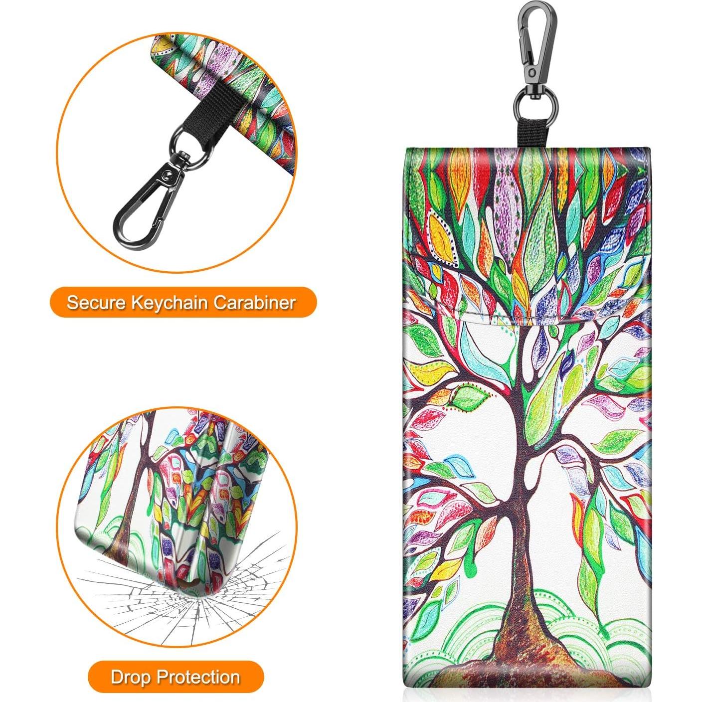 Funda Doble para Gafas Fintie con Gancho y Paños de Limpieza